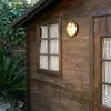 Image de FARO BARCELONA Applique d'extérieur Noray, laiton, Ø 19 cm, IP44