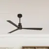 Image de FARO BARCELONA Ventilateur plafond Nassau DC, 3 pales brun foncé