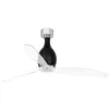 Image de FARO BARCELONA 32026 MINI ETERFAN Ventilateur de plafond noir brillant/transparent avec moteur DC