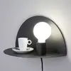 Image de FARO BARCELONA Applique murale Nit, fonction table de chevet