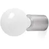 Image de FARO BARCELONA Applique murale Ten minimaliste, nickel mat