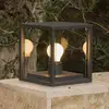 Image de FARO BARCELONA Luminaire pour socle en forme de cube Nala en gris foncé