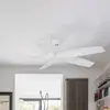 Image de FARO BARCELONA Ventilateur plafond Cocos L à lampe LED, DC, blanc