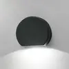 Image de FARO BARCELONA Applique d'extérieur LED Pill ronde en gris foncé