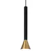 Image de FARO BARCELONA Suspension LED Danka cylindrique en satin doré