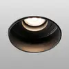 Image de FARO BARCELONA Spot encastré Hyde 1 lampe rond inclinable noir