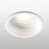 Image de FARO BARCELONA Spot encastré Hyde à 1 lampe, cadre rond, IP44, blanc