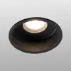 Image de FARO BARCELONA Spot encastré Hyde 1 lampe cadre rond IP44 noir