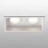 Image de FARO BARCELONA Lampe encastrable Hyde, 2 lampes IP44 en blanc
