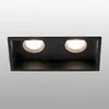 Image de FARO BARCELONA Lampe encastrable Hyde, 2 lampes IP44 en noir