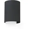 Image de FARO BARCELONA Applique Cotton, arquée, 20 x 15 cm, noir