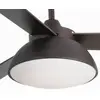 Image de FARO BARCELONA Ventilateur de plafond Rodas à lampe LED, brun