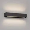 Image de FARO BARCELONA Applique d'extérieur LED Doro, gris, aluminium, largeur 38 cm, à 2 lampes.