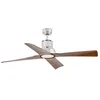 Image de Faro Barcelona 33482-8- WINCHE LED Ventilateur de plafond chrome avec moteur DC