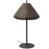 Image de FARO BARCELONA Lampe de terrasse Saigon, abat-jour tressé, brun
