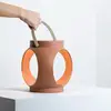 Image de FARO BARCELONA Lampe de table LED rechargeable Candela, terracotta, plastique