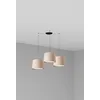 Image de Faro Barcelona 64314-44-3L - SAMBA 3L Lampe suspension noir/beig