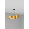 Image de Faro Barcelona 64314-45-3L - SAMBA 3L Lampe suspension noir/jaune
