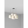 Image de Faro Barcelona 64314-54-5L - CONGA 5L Lampe suspension blanche