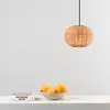 Image de FARO BARCELONA Suspension Haka avec abat-jour en rotin, Ø 25 cm