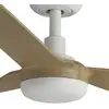 Image de FARO BARCELONA Ventilateur plafond Point M, DC, blanc/bois clair