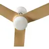 Image de FARO BARCELONA Ventilateur de plafond Punt M DC LED blanc/bois clair