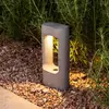 Image de FARO BARCELONA Lampe pour socle LED Totem, gris, béton, hauteur 28,5 cm