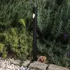 Image de FARO BARCELONA Luminaire pour socle LED Bezel, noir, aluminium, hauteur 60 cm