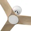 Image de FARO BARCELONA Ventilateur plafond Heywood S DC blanc/bois clair