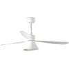 Image de FARO Amelia Grand ventilateur de plafond blanc à DEL conique, 6 vitesses