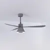Image de FARO BARCELONA Ventilateur de plafond Amelia Cone lampe LED gris