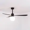 Image de FARO BARCELONA Ventilateur de plafond Amelia Ball lampe LED noir