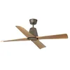 Image de FARO BARCELONA Ventilateur de plafond TYPHOON M acier marron, ABS érable H:39cm Ø130cm