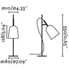 Image de FARO BARCELONA Lampe de table Studio, rose/noir, acier, hauteur 55 cm