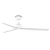 Image de Ventilateur de plafond MARINE M acier, ABS blanc mat H: 24,5cm Ø125cm