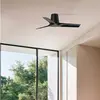 Image de FARO BARCELONA Ventilateur de plafond Hey S, noir, moteur DC, silencieux, Ø 90 cm