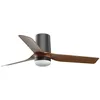 Image de MINI PUNT TUB S Ventilateur avec lumière noir/bois foncé 33835-1TW