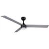 Image de Faro CRUISER Ventilateur de plafond DC noir à LED extra large, 6 vitesses, lame en aluminium