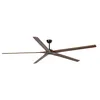 Image de BIGWOOD 24 Ventilateur de plafond noir sans lumière 34192