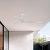 Image de FARO BARCELONA Ventilateur de plafond Outwood, blanc, DC, silencieux, Ø 150 cm, IP44