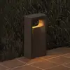 Image de FARO BARCELONA Luminaire pour socle LED Glint, 2700K, 40 cm, gris, béton, IP55
