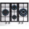 Image de CATA LCI 6031 WH Plaque de cuisson au butane 4 brûleurs (1 triple anneau) Pour plaques de cuisson au gaz naturel. Largeur 64 cm. Puissance totale 9,25 Kw. Tiges et brûleurs en fer.
