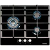 Image de CATA LCiB 6021 BK Built-in Gas Hob Black   Plate (Built-in, Gas Hob, Black Glass, Cast Iron, 1000 W)