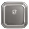 Image de CATA - CB 40-40 - Évier - 44x44 cm - Bac carré avec une épaisseur de 0,07 cm et une profondeur de 18 cm - Matériau en acier inoxydable - Installation dans des meubles de 50 cm