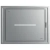 Image de Cata Hotte décorative Isla Bennu Slim 900 X/A avec 3 niveaux d'extraction, panneau de contrôle tactile, moteur S6, largeur de 90 cm, finition en inox
