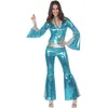 Image de Atosa Déguisement Femme Disco Bleu