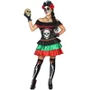 Image de Atosa déguisement femme squelette mexicain M