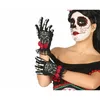 Image de ATOSA gants halloween morte mexicaine avec fleurs