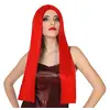 Image de ATOSA perruque lisse longue 60 cm rouge