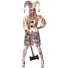 Image de Atosa déguisement femme arlequin sanglante M